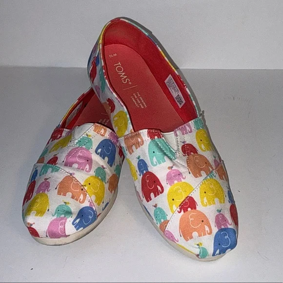 TOMS, Elephant Aspargata, Size 10 - Picture 1 of 12